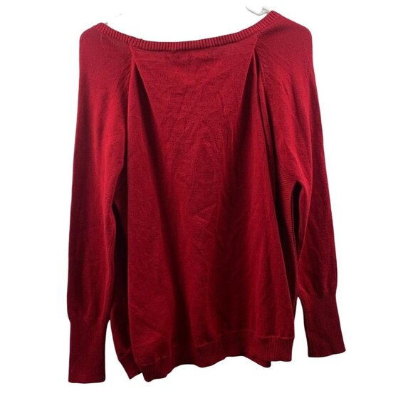 Christina Women's Red Sweater - Picture 2 of 5